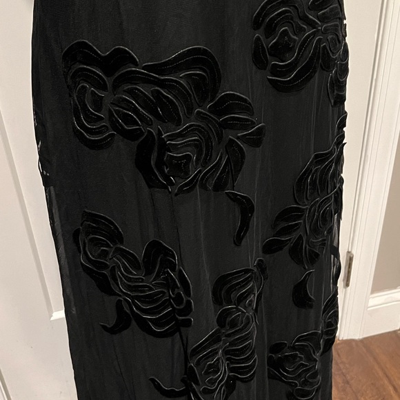 Chiara Boni La Petite Robe Destiny Velvet Floral Tulle Gown 4 NWT - Picture 8 of 9